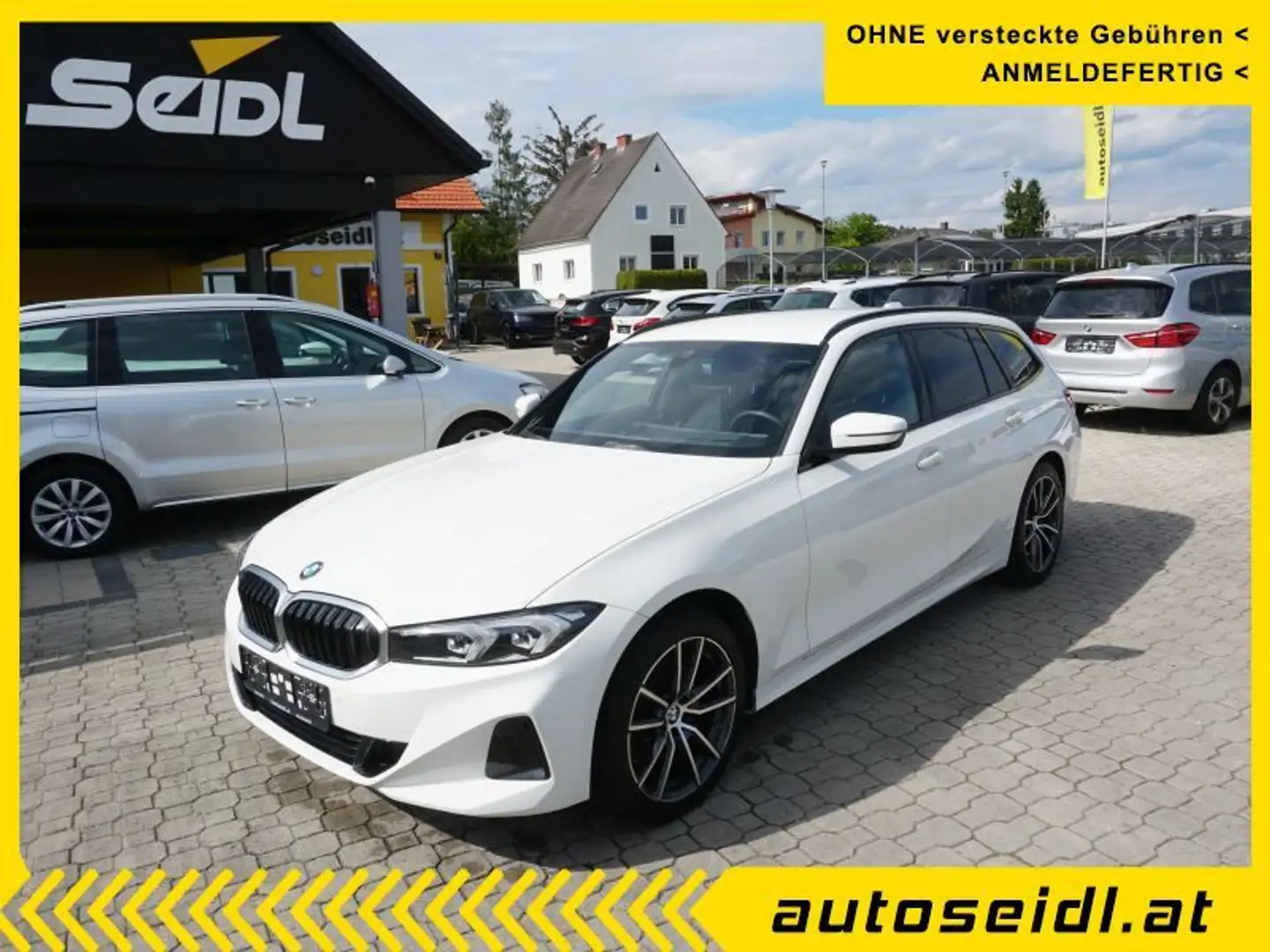 BMW 320 d Touring Aut. *WIDESCREEN+18"ALU* Weiß - 1