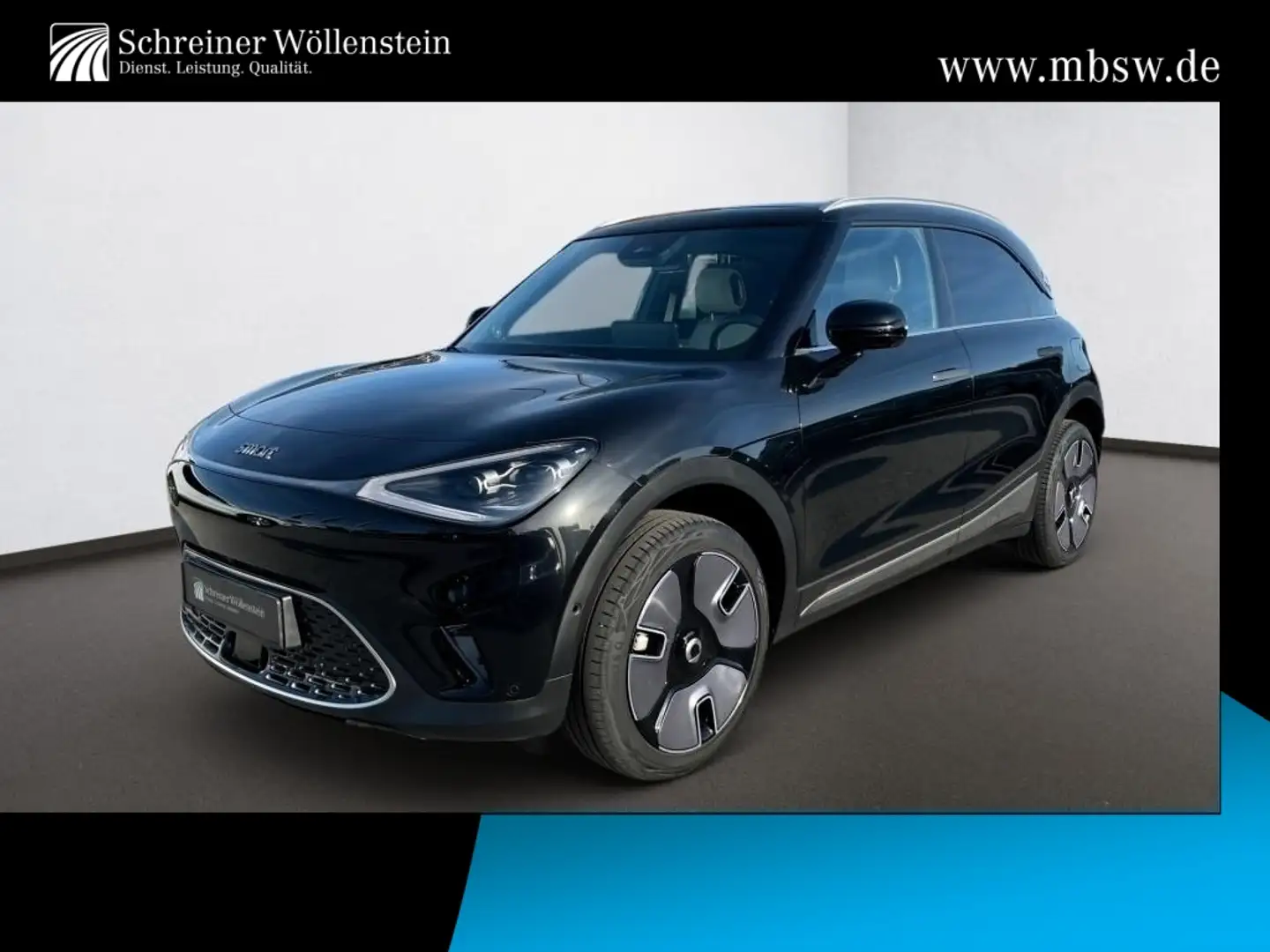 smart #1 Premium 360°*Pano*Wärmep.*Matrix*Distr*SHZ Negro - 1