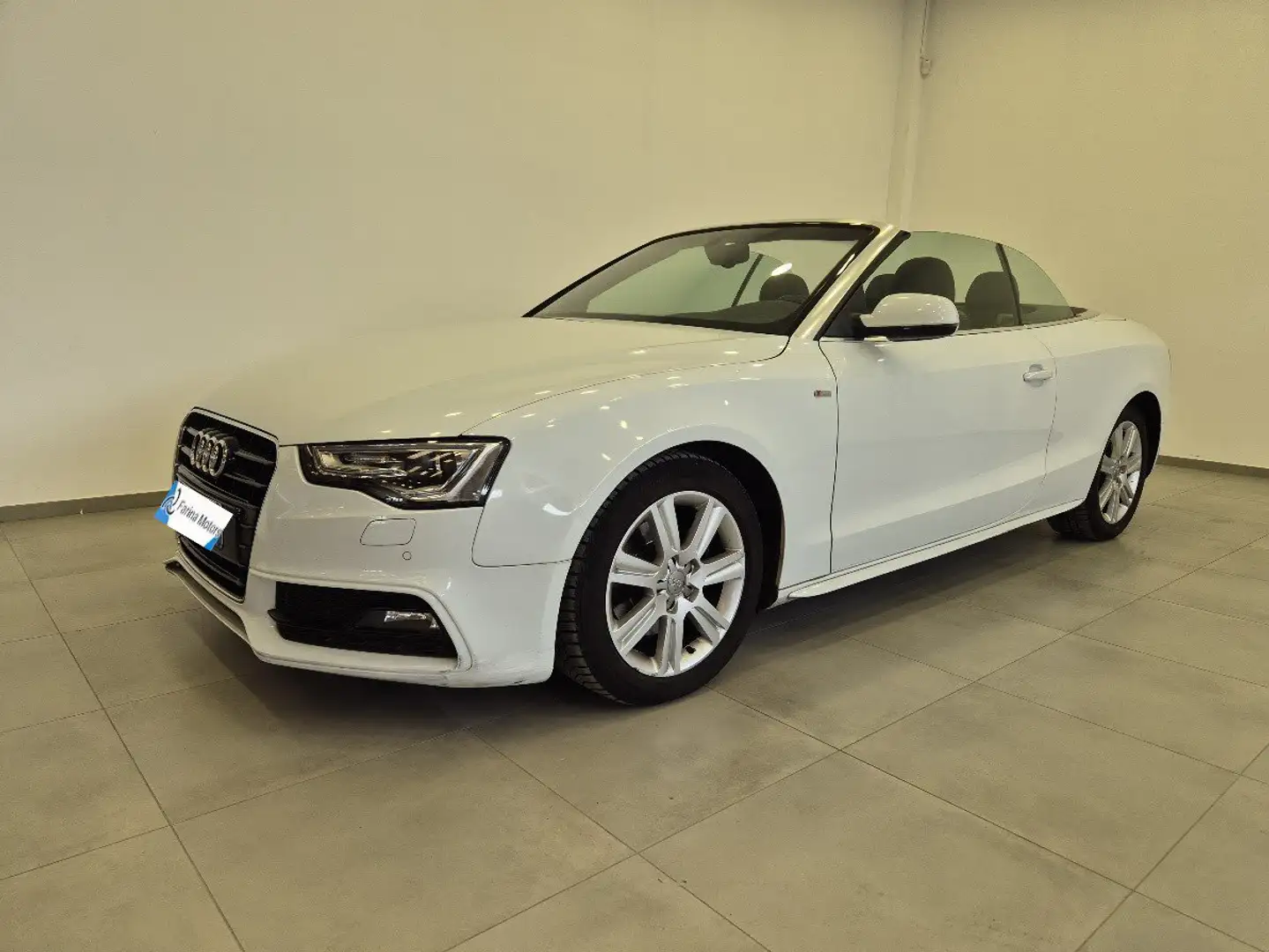 Audi A5 Cabrio 2.0 TDI clean diesel multitronic S-Line - Blanc - 1