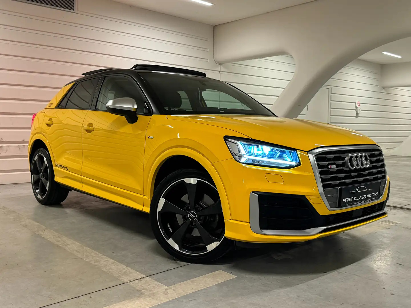 Audi Q2 Q2 1.4 TFSI S line S tronic*PANO*HEADUP*B&O*FULL* Jaune - 2