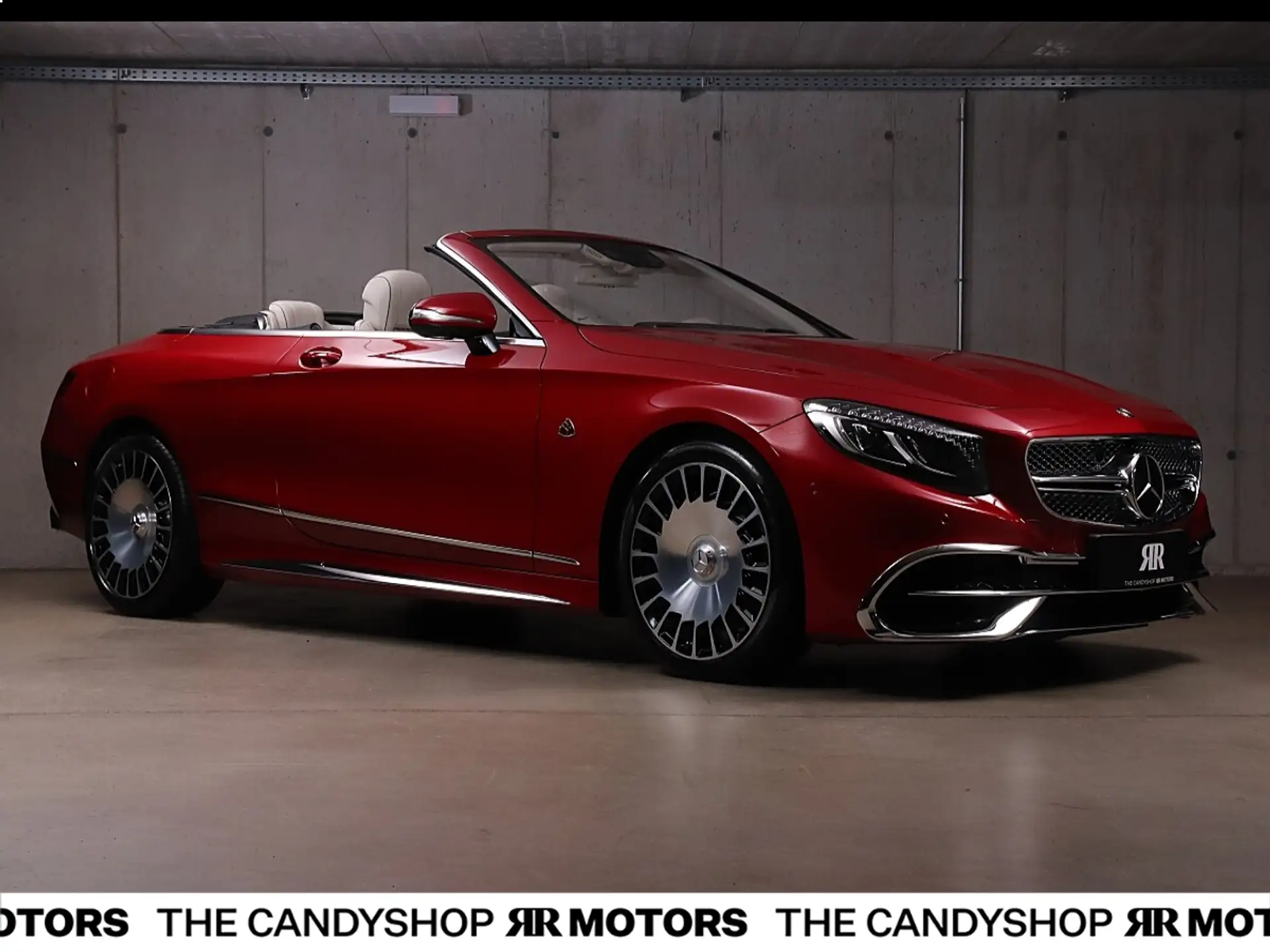 벤츠 S 650 Cabriolet 2017 빨강 사진 1