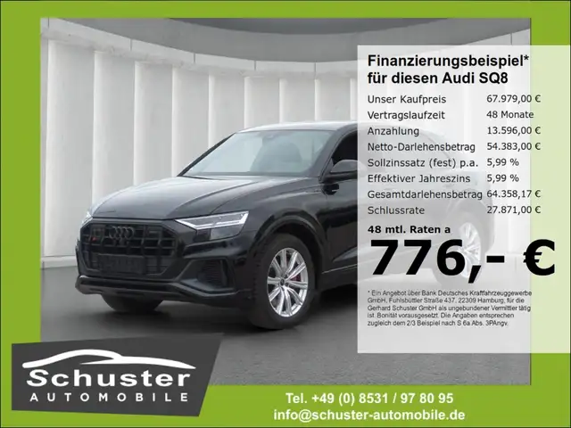 Audi SQ8 4.0TFSI*StandHzg 360°Ka B&O Luftfed el.Sitze