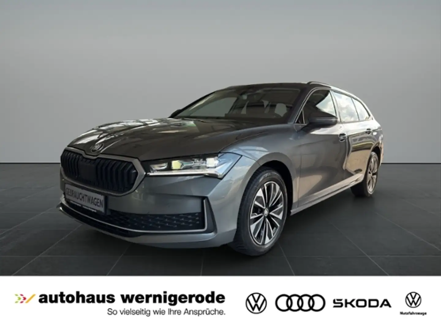 Skoda Superb Combi 2.0 TDI Sel. Matrix/AHK/HUD/Kamera Grau - 1