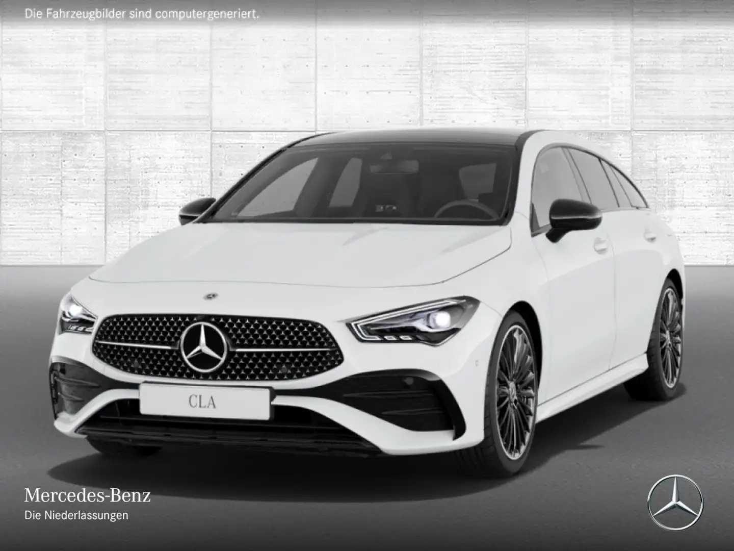 Mercedes-Benz CLA 180 AMG+NIGHT+PANO+360°+AHK+LED+BURMESTER+7G Weiß - 2
