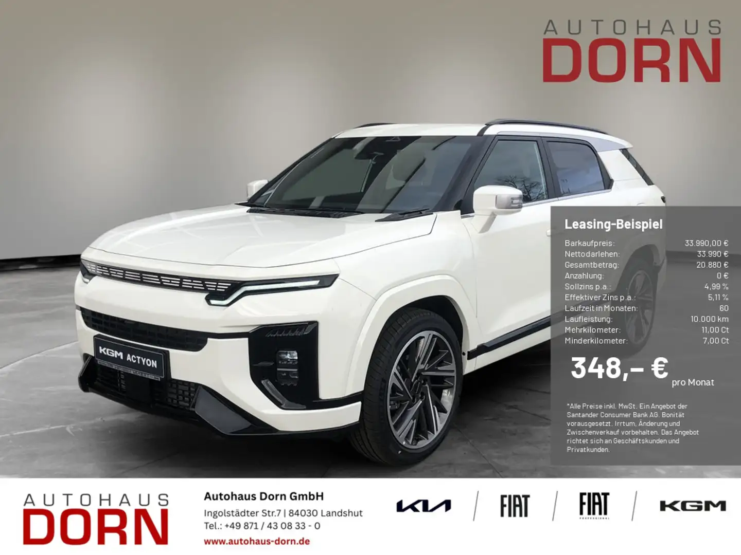 KGM Actyon Core 1.5 AT6 2WD Weiß - 1