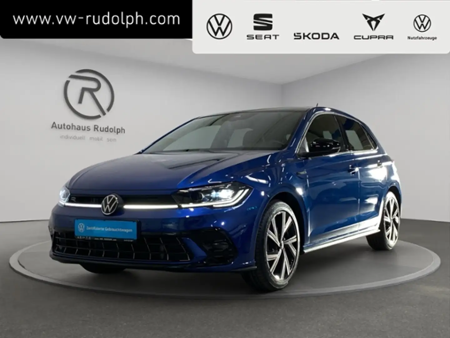 Volkswagen Polo 1.0 TSI DSG R-Line / Navi LED RFK Blau - 1
