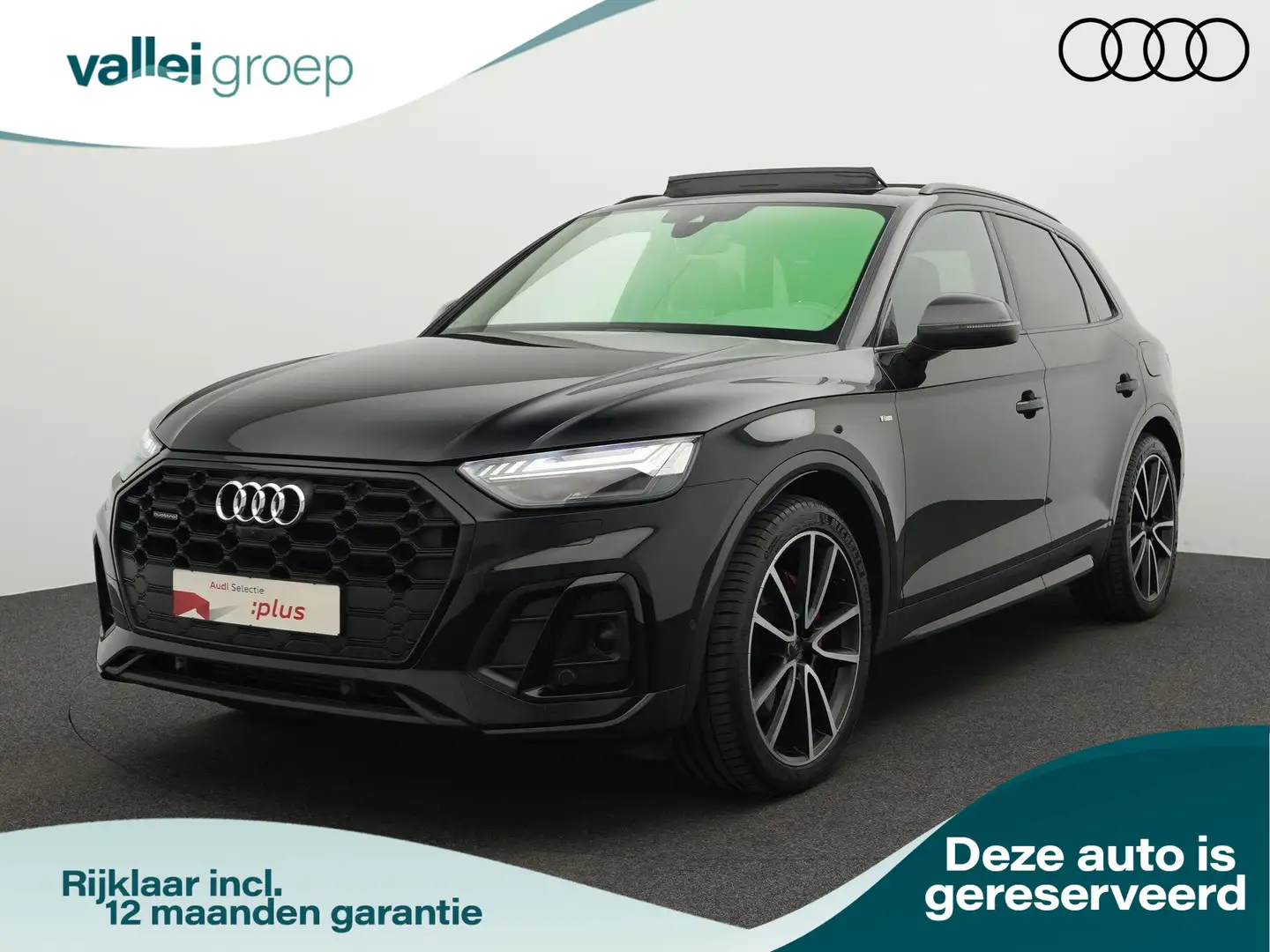 Audi Q5 55 TFSI e 367 pk S-tronic quattro S edition | Pano Zwart - 1