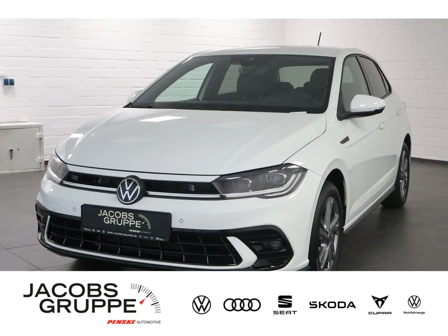 Volkswagen Polo VI 1.0 TSI R-Line DSG,Navi,Matrix,ACC Fehér - 2