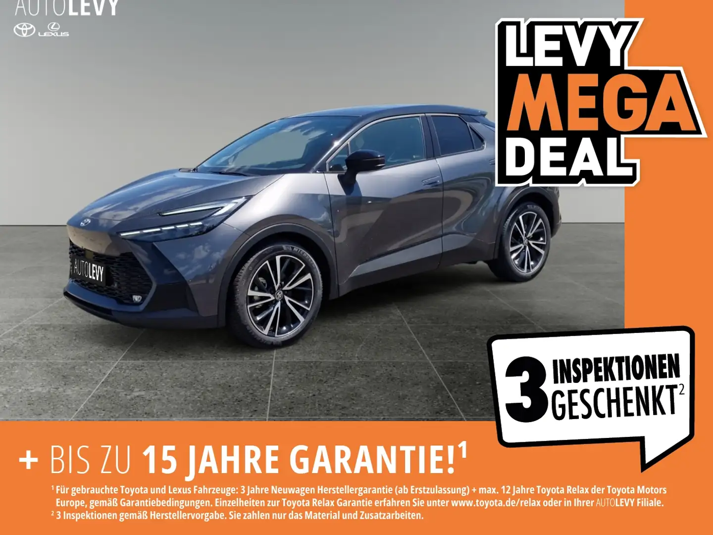 Toyota C-HR 2.0 FWD Lounge +MatrixLED+Panorama+JBL+ Negro - 1