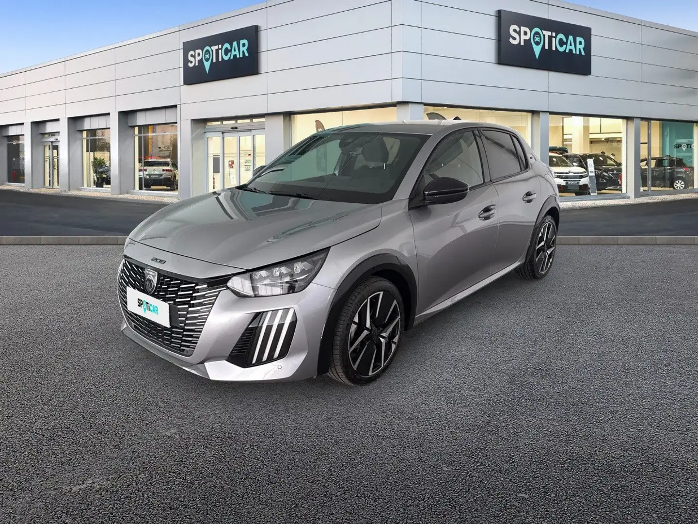 Peugeot 208 GT PureTech 100 S/S Gris - 1