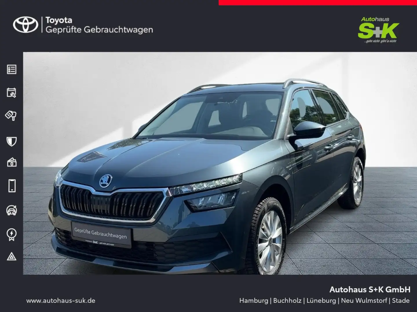 Skoda Kamiq Ambition*8-Fach*Carplay*R-Kamera*ACC*Sitzheizung Gris - 1