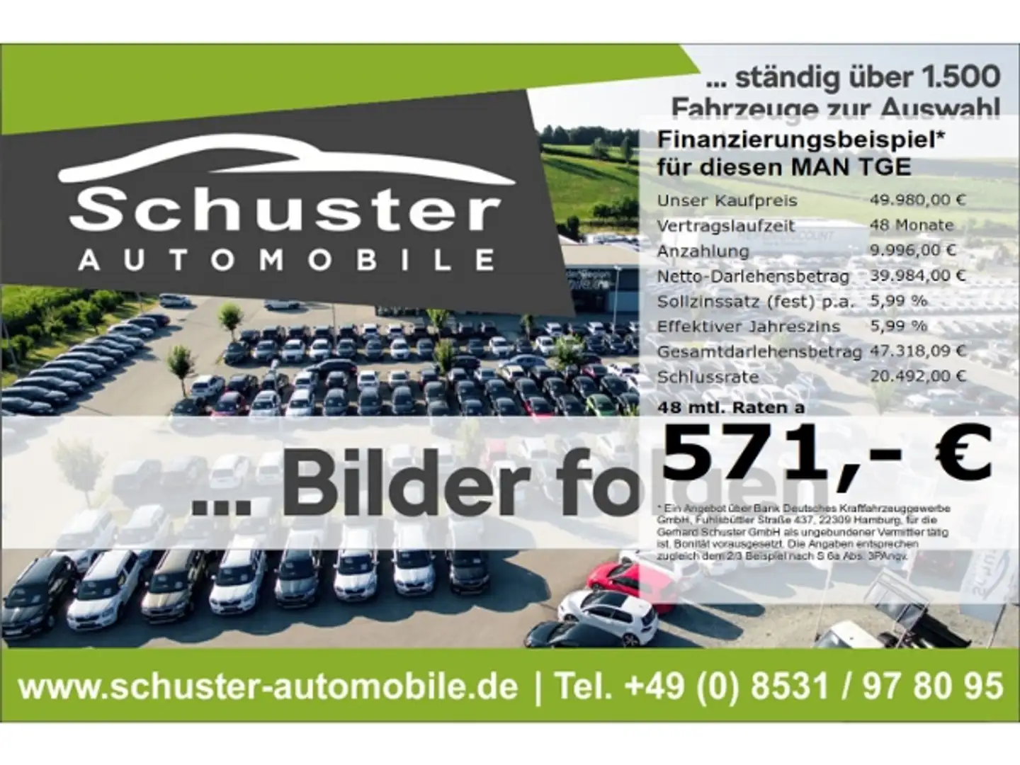 MAN TGE 3.140 9-Sitzer TDI*R-Kam 3-Zon-Klima Bluetoo Argent - 1