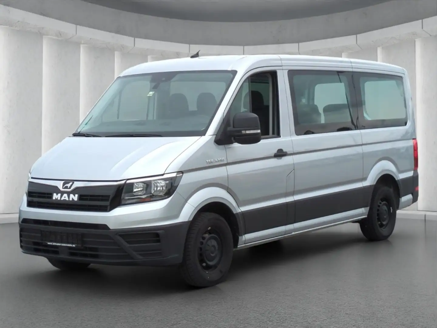 MAN TGE 3.140 9-Sitzer TDI*R-Kam 3-Zon-Klima Bluetoo Silber - 2