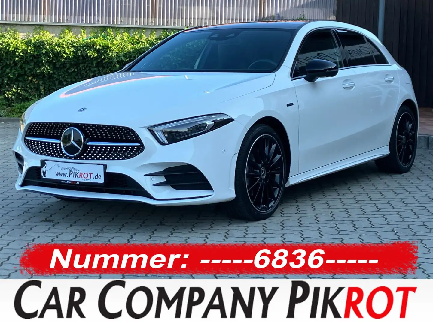 Mercedes-Benz A 250 e AMG LINE 19"PANO,BURM,360°,DISTRON,NP56€ Blanco - 1