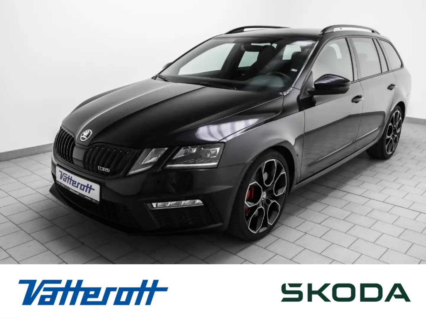 Skoda Octavia Combi RS 245 Challenge Pro Navi AHK Noir - 1