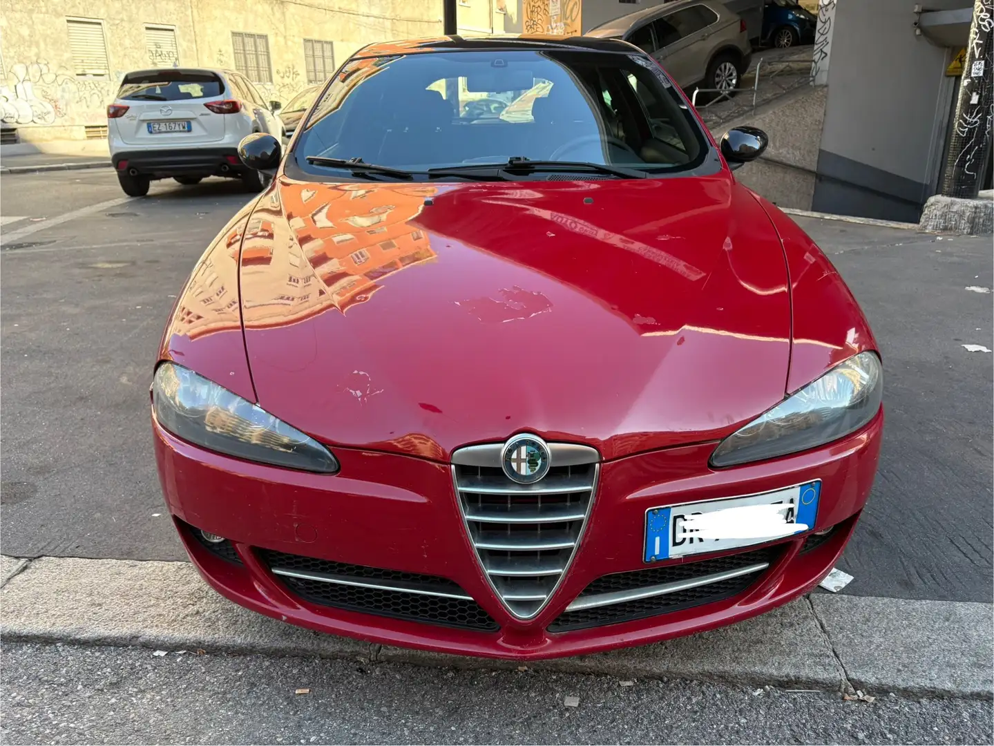 Alfa Romeo 147 3p 1.6 ts 16v BlackLine 105cv Rouge - 1