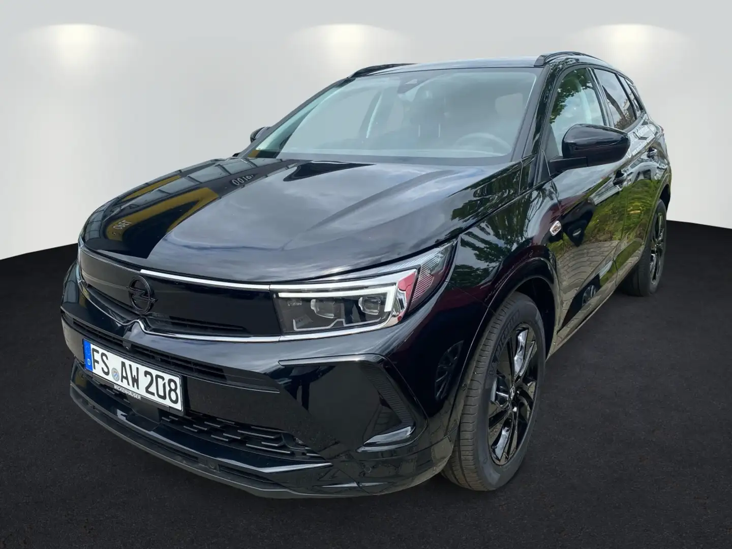 Opel Grandland 1.2 MHEV GS Line TOP Ausstattung MildHy Schwarz - 2