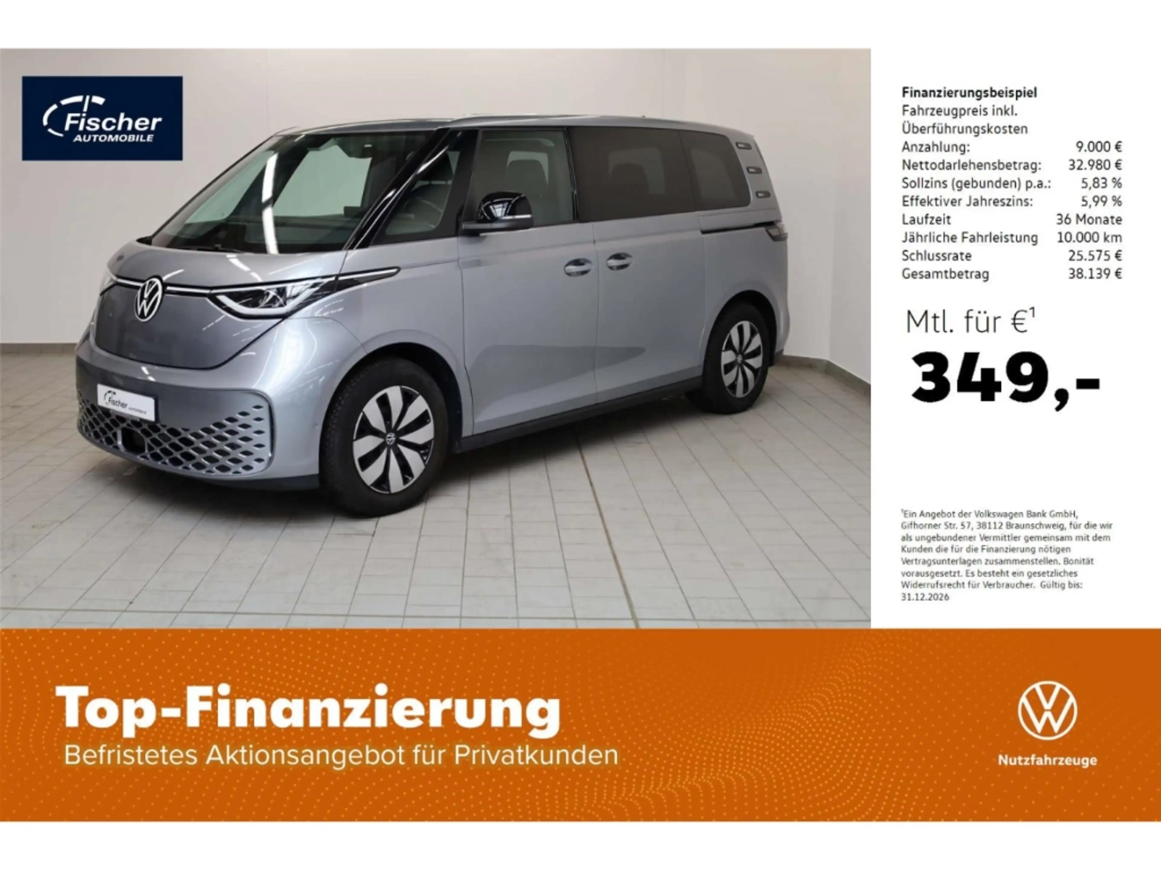 Volkswagen ID. Buzz Pro 84 kWh AHK/LED/ACC/Keyless/RFK/SH