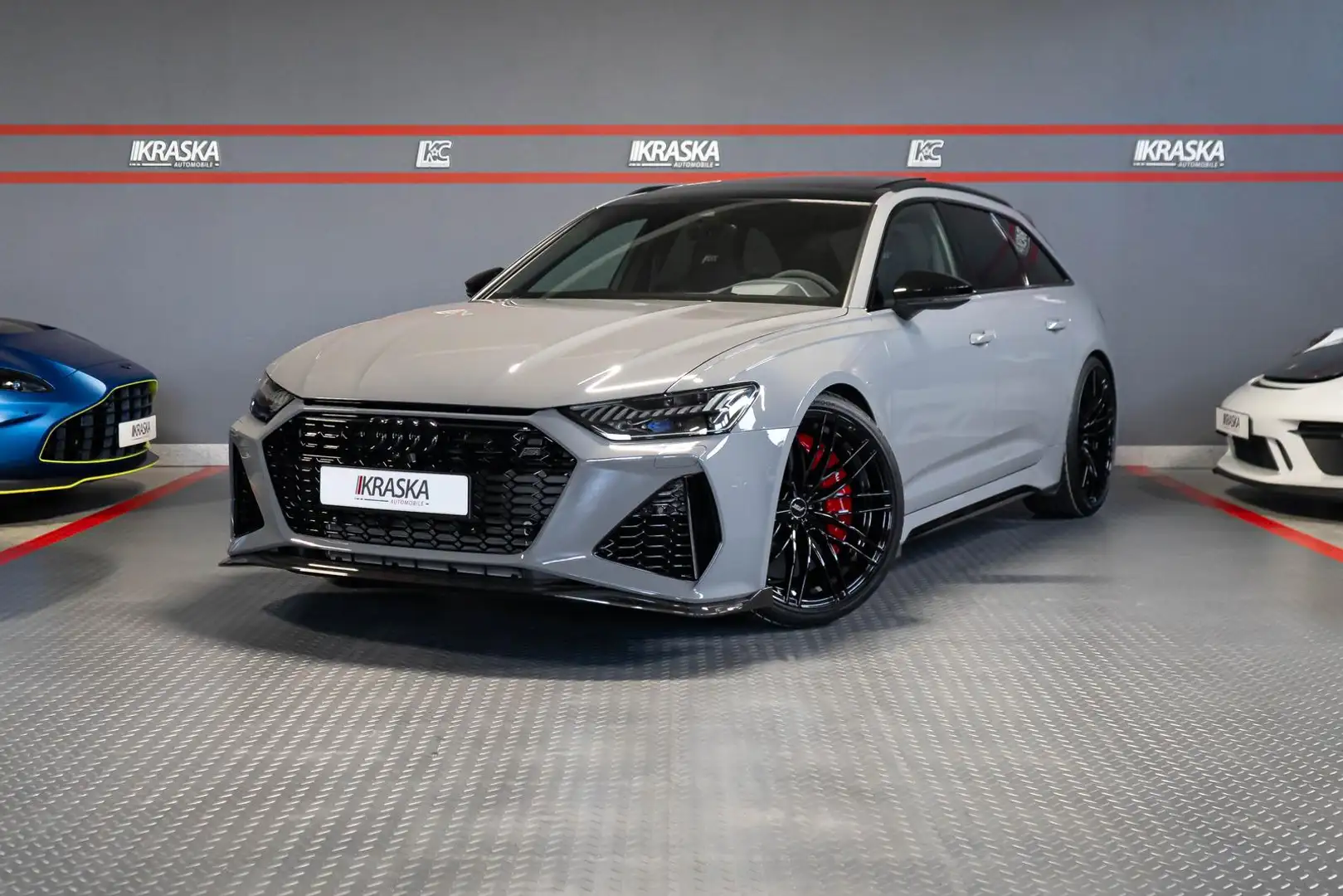 Audi RS6 4.0 TFSI quattro performance ABT RS6 S Grijs - 1