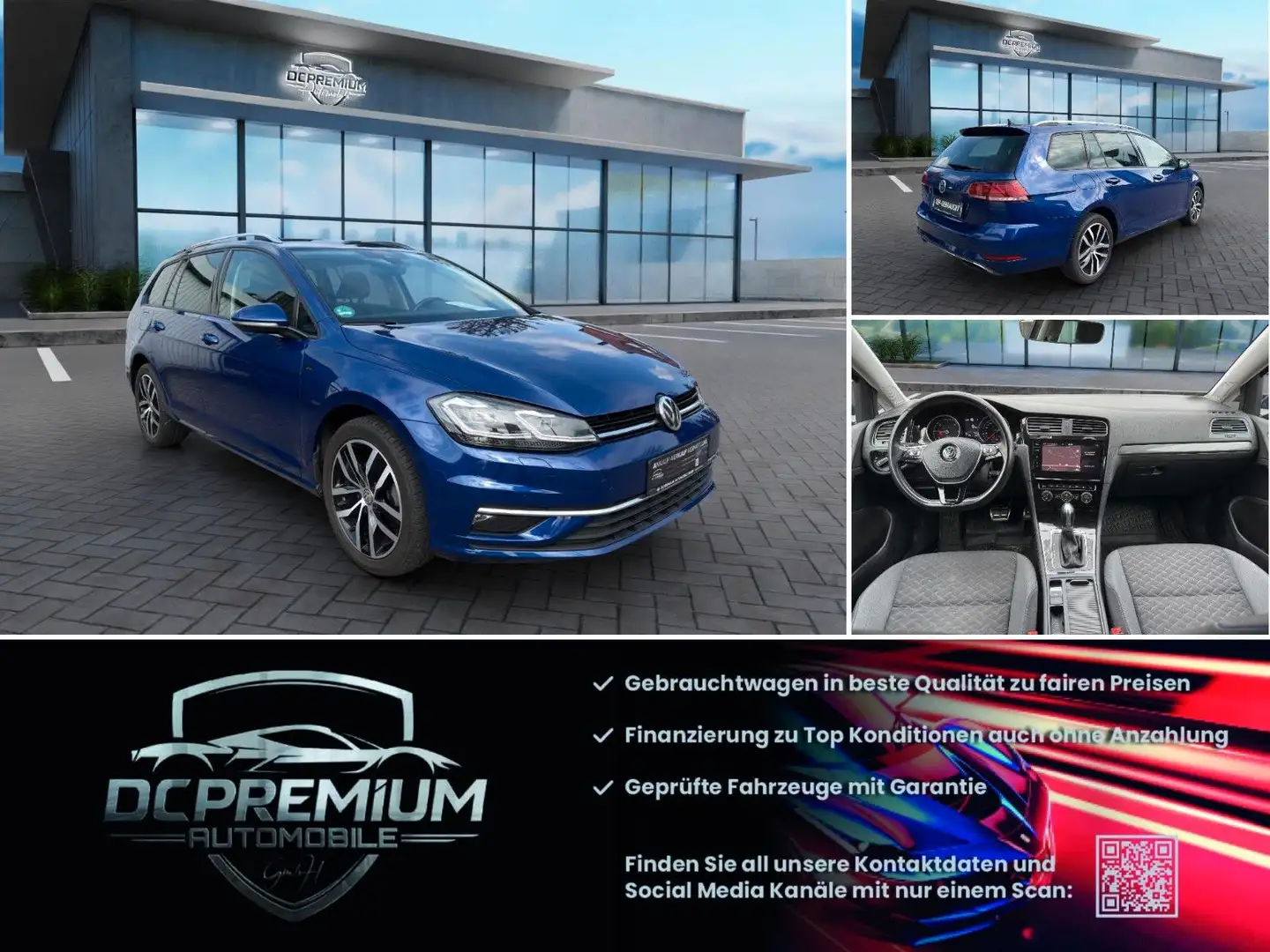 Volkswagen Golf VII Variant Join Start-Stopp,LED, Navi, PDC Bleu - 1