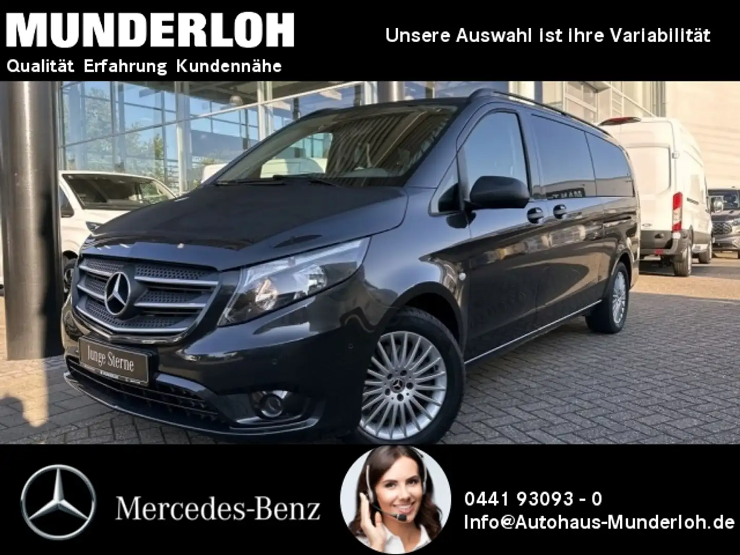 Mercedes-Benz Vito 119 CDI Tourer SELECT Extralang AUT.+el.ST Grau - 1