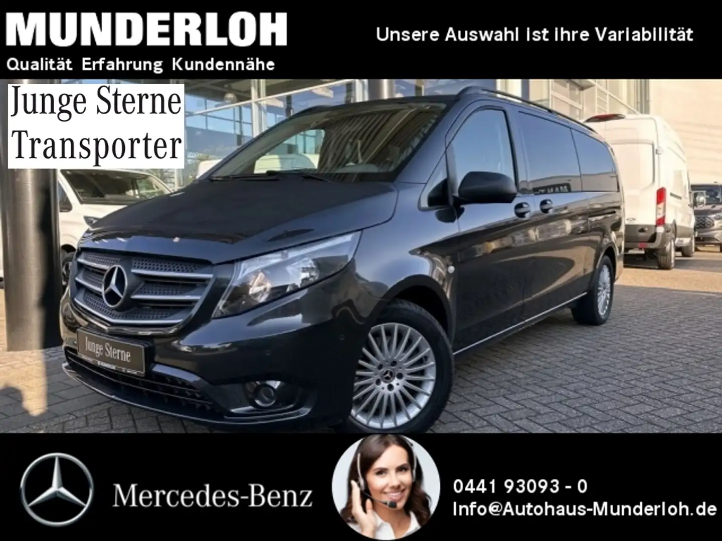 Mercedes-Benz Vito 119 CDI Tourer SELECT Extralang AUT.+el.ST Grau - 2