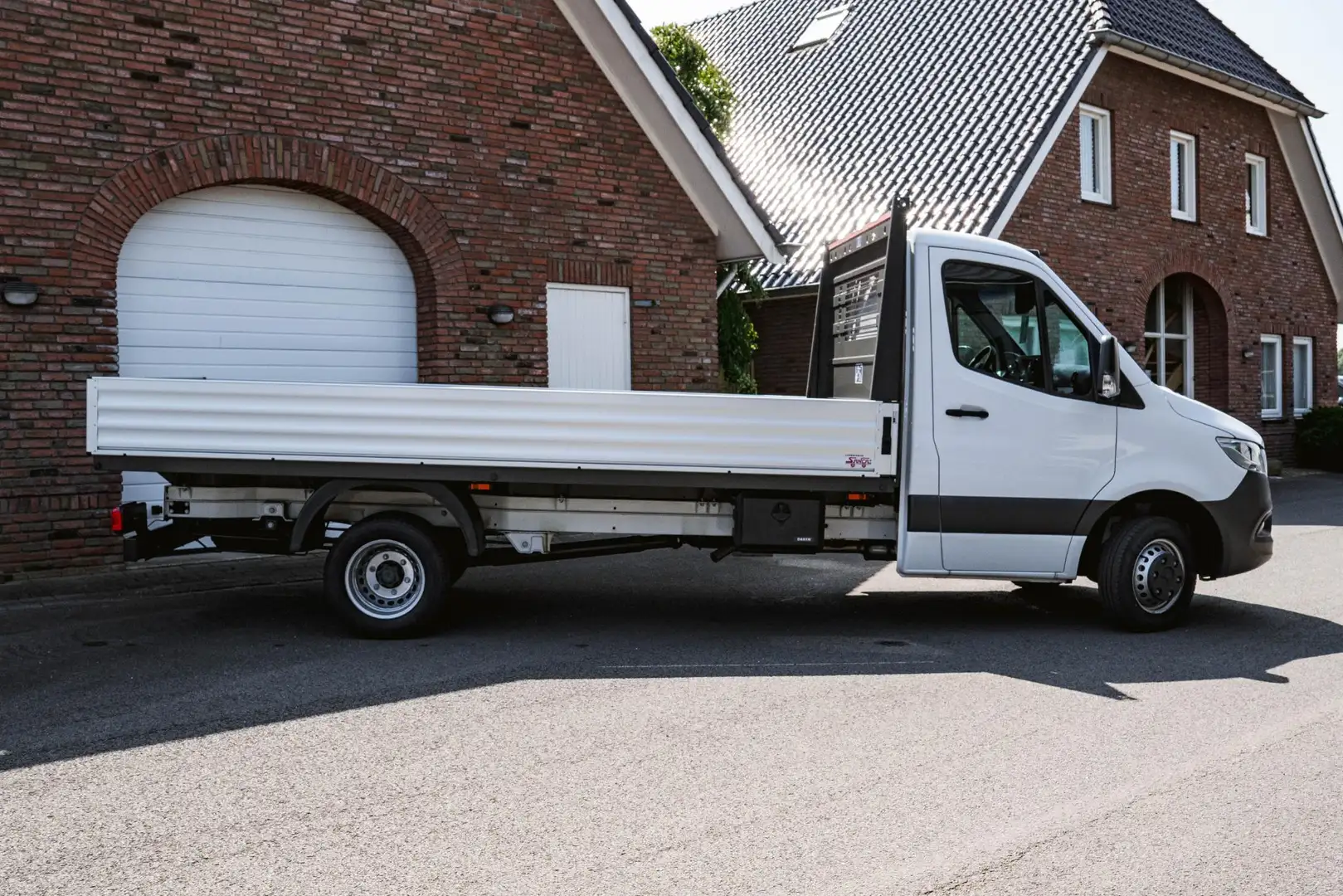 Mercedes-Benz Sprinter 515 CDI 150 pk Pick Up / Open Laadbak Dubbel Lucht Wit - 2