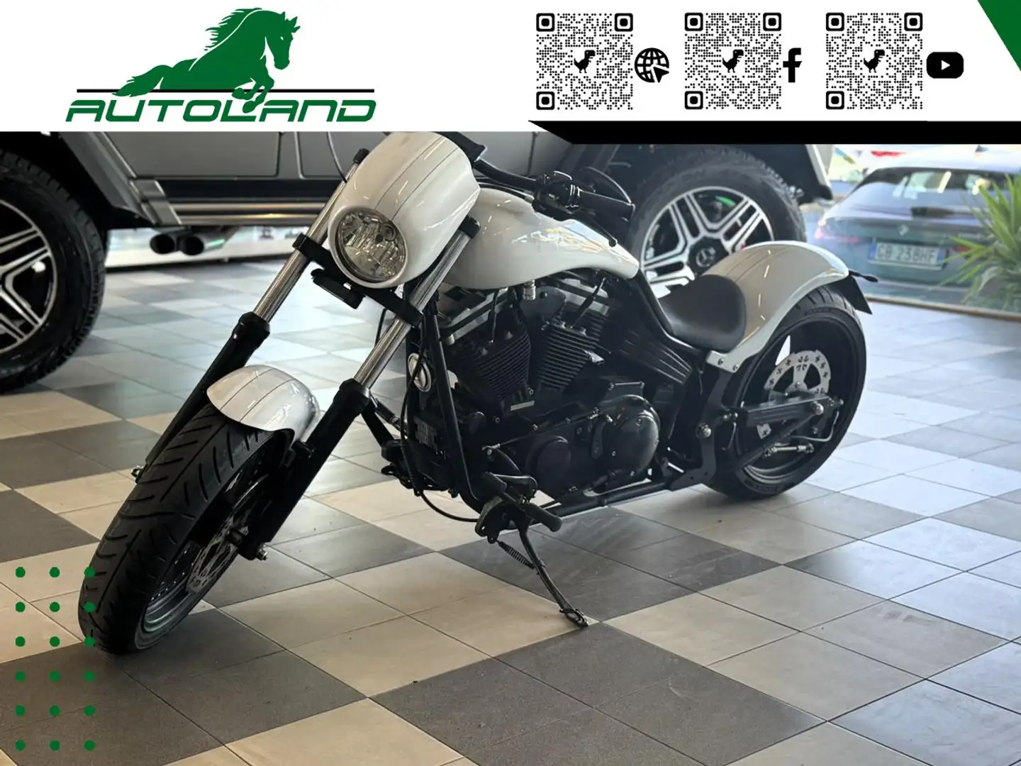 Harley-Davidson Sportster 883 Walz Hardcore Benchmark Bianco - 1