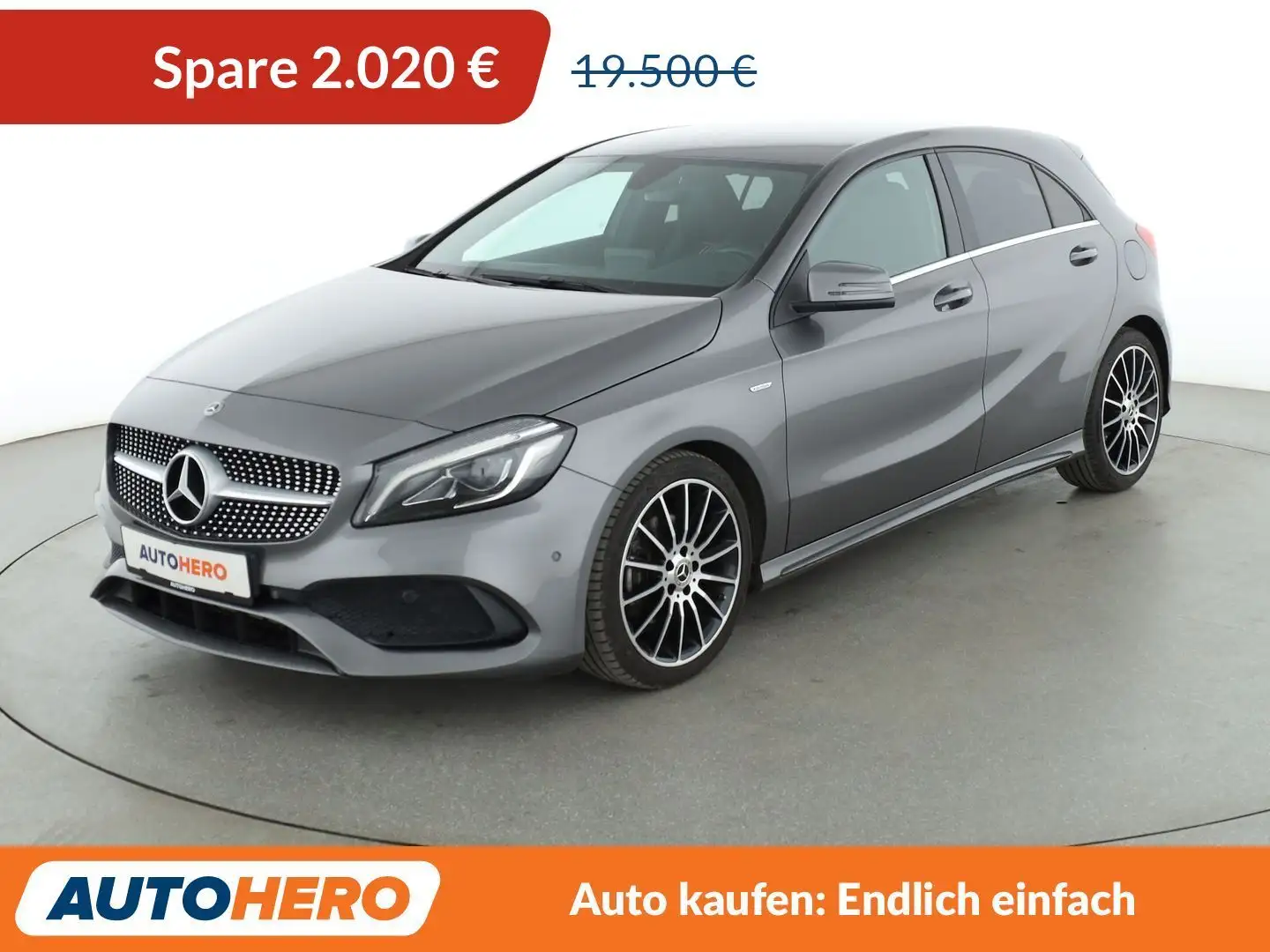 Mercedes-Benz A 180 BlueEfficiency AMG Sport*LED*NAVI*TEMPO*PDC*SHZ* Gris - 1