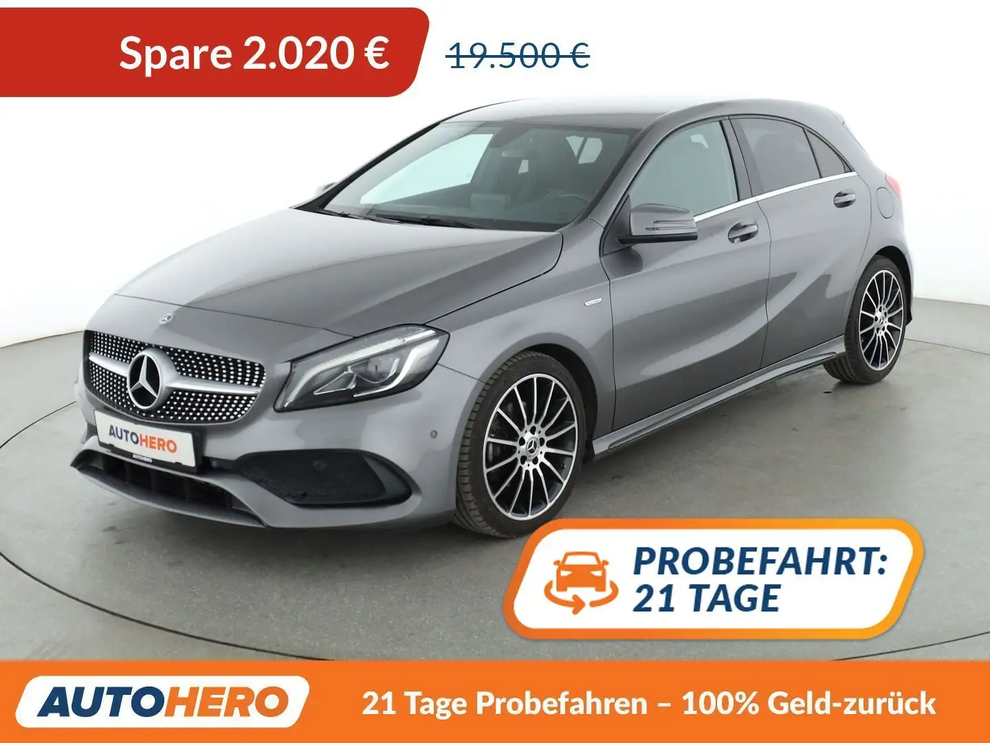Mercedes-Benz A 180 BlueEfficiency AMG Sport*LED*NAVI*TEMPO*PDC*SHZ* Grau - 1