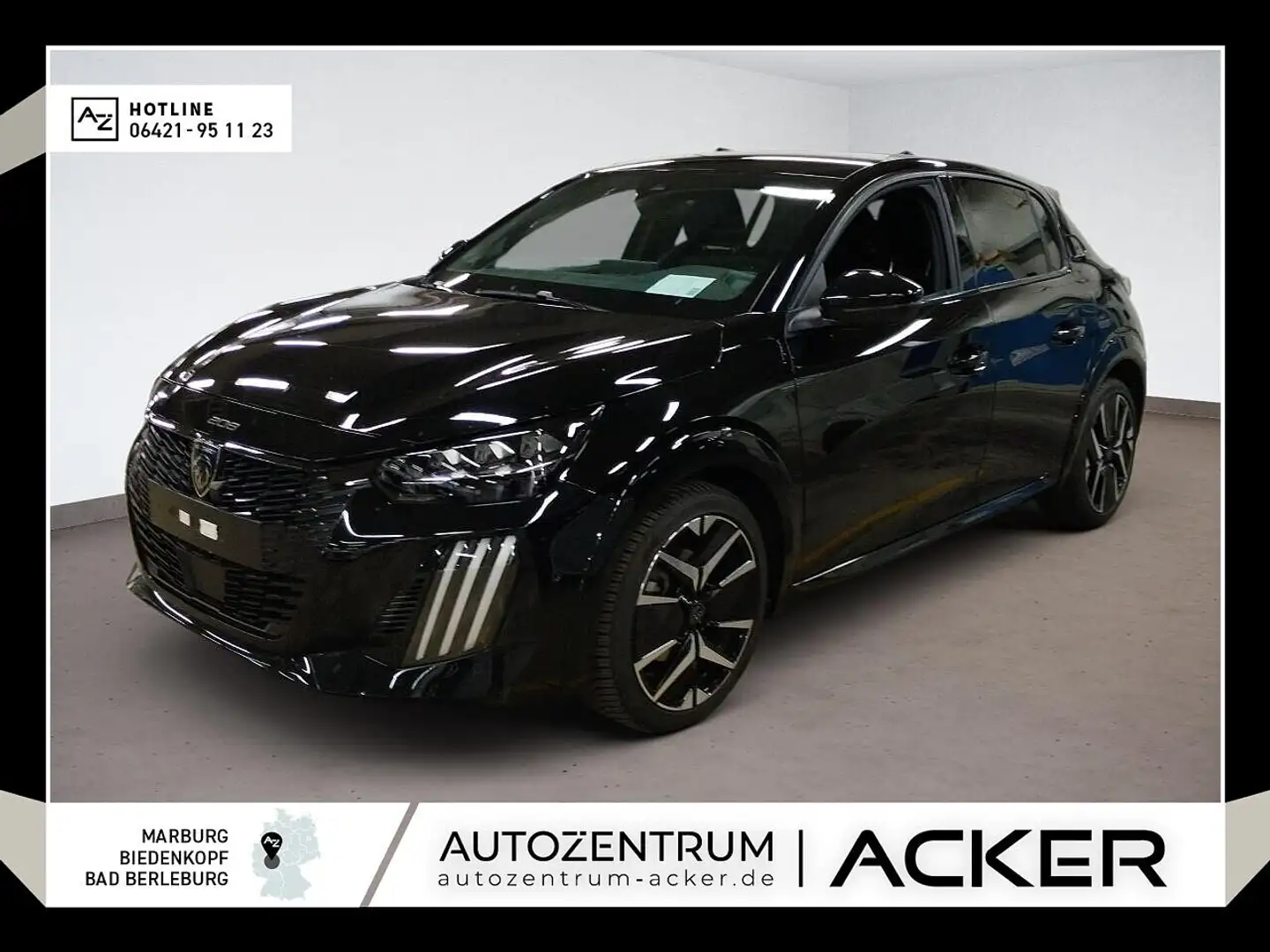 Peugeot 208 Hybrid 136 e-DSC6 GT ACC/360Kam. -35%* Nero - 1