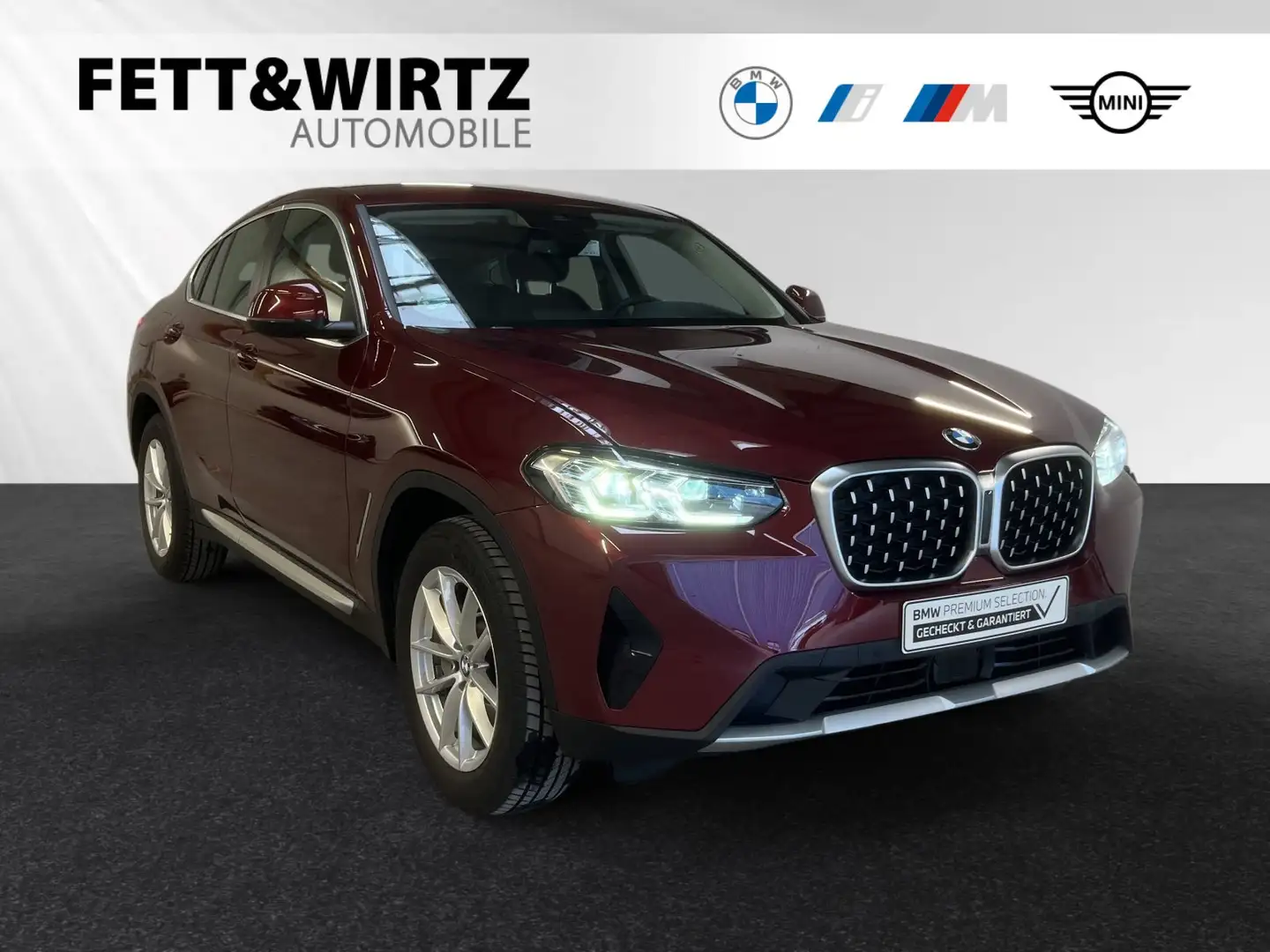 BMW X4 xDrive30i Anhängerk.|Head-Up|Stop&Go|HiFi Rood - 1
