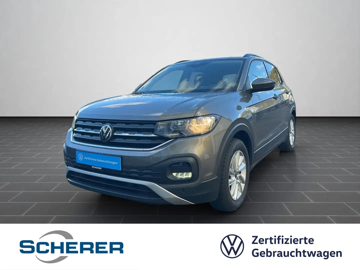 Volkswagen T-Cross LIFE 1.0 TSI PDC SHZ ACC APP CONNECT AIR Gris - 1