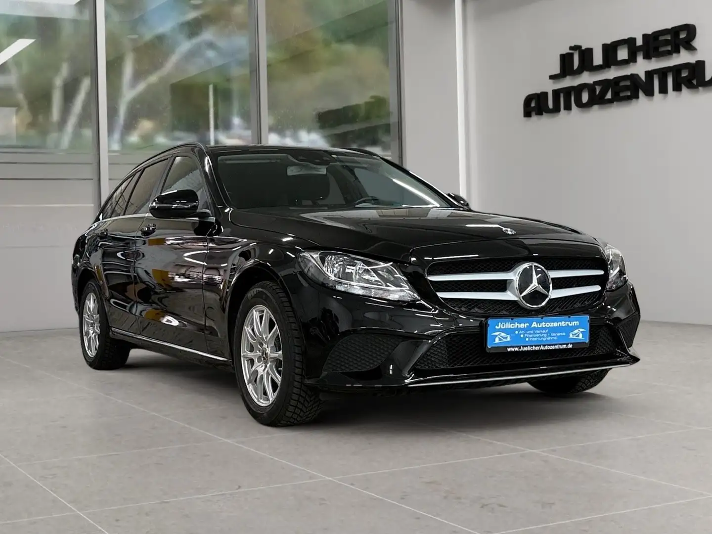 Mercedes-Benz C 200 d T-Modell Aut., 1.Hand, Tüv/Au+ Insp. Neu Zwart - 1