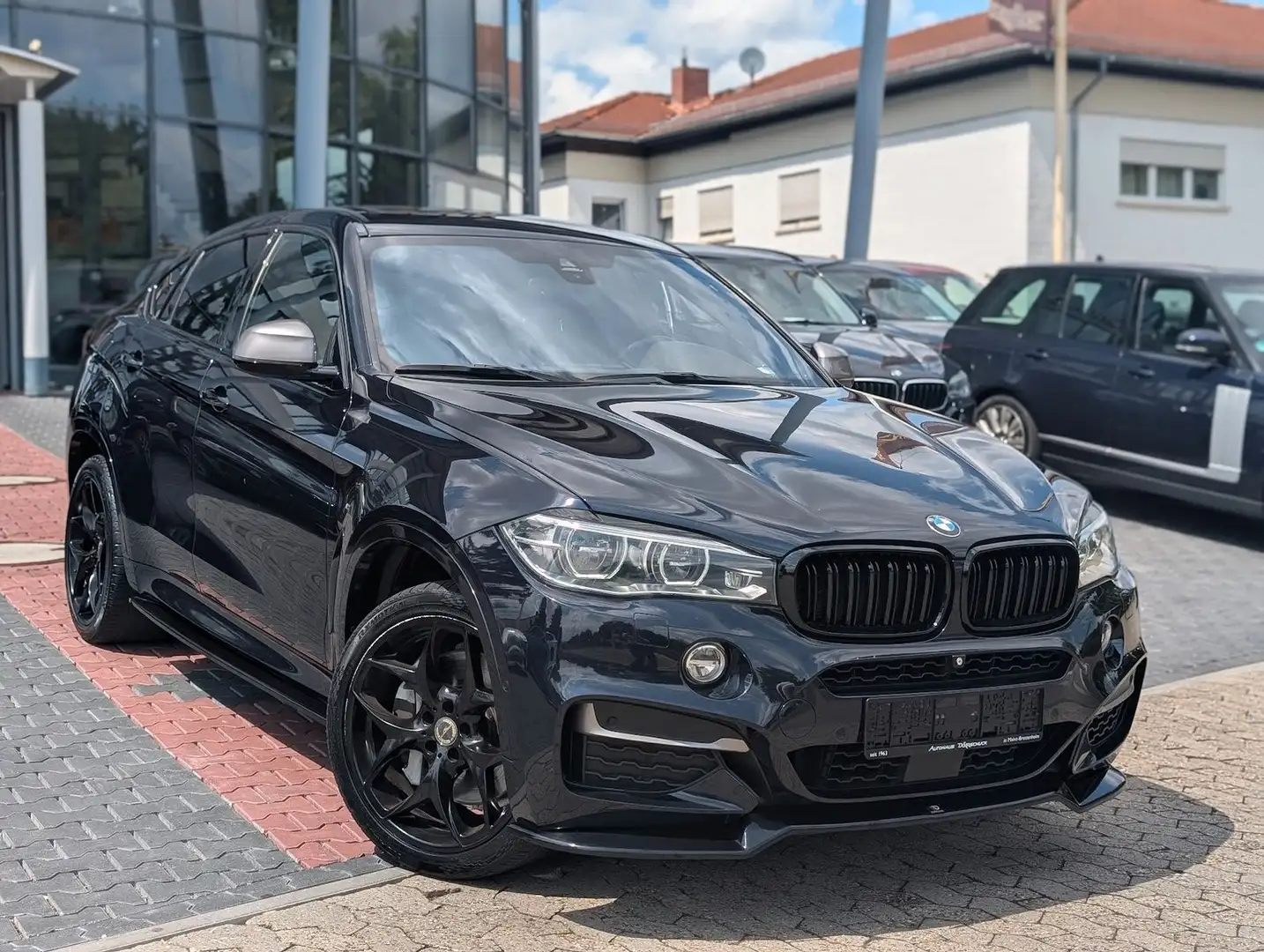 BMW X6 M50d RFK. Schiebedach. Sitzh. Standheizung. Fekete - 2