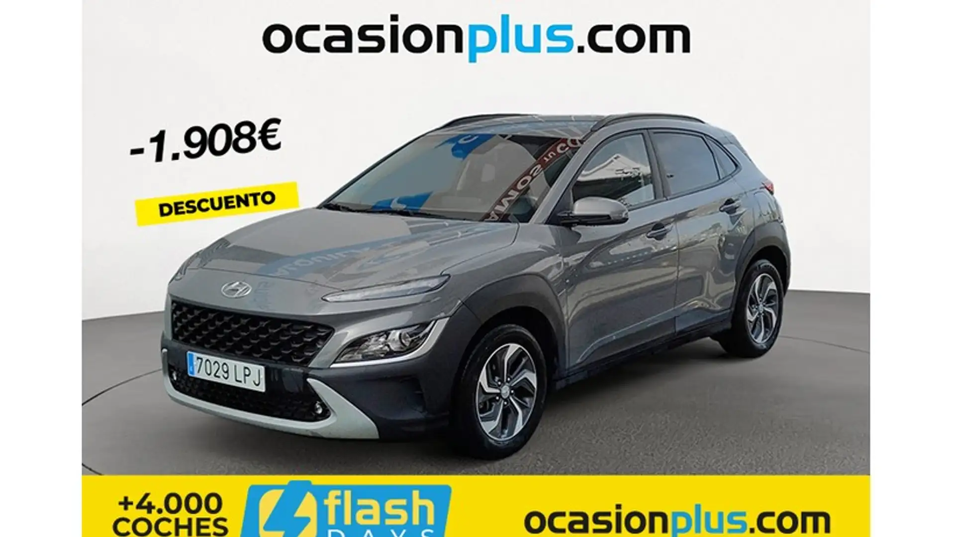 Hyundai KONA HEV 1.6 GDI DT Klass Gris - 1