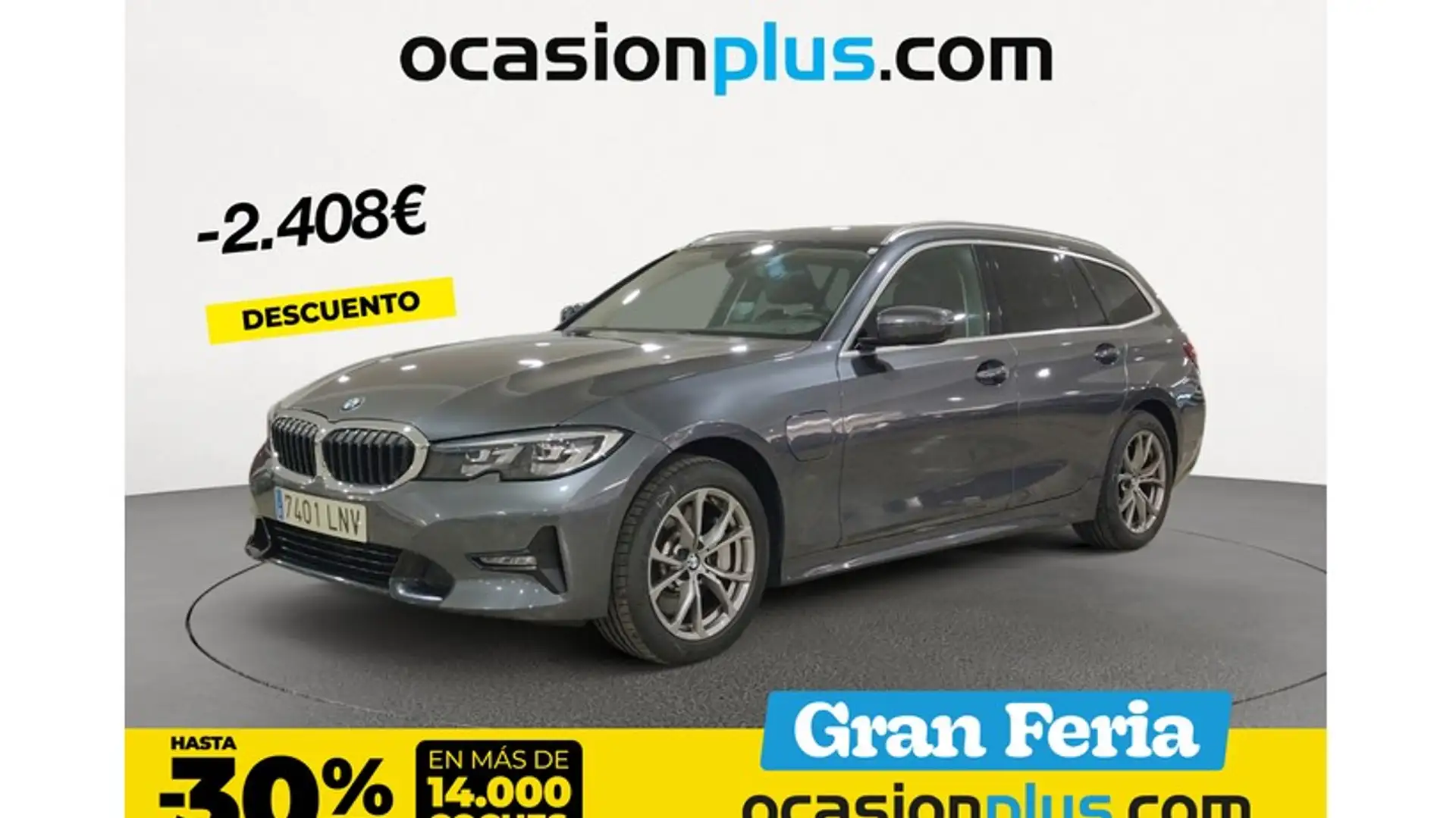 BMW 330 330e xDrive Touring Gris - 1
