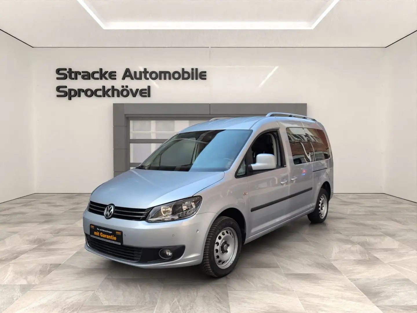 Volkswagen Caddy Maxi Cup BMT*1 Hand*7-Sitze*AHK*TÜV Neu! Argento - 1