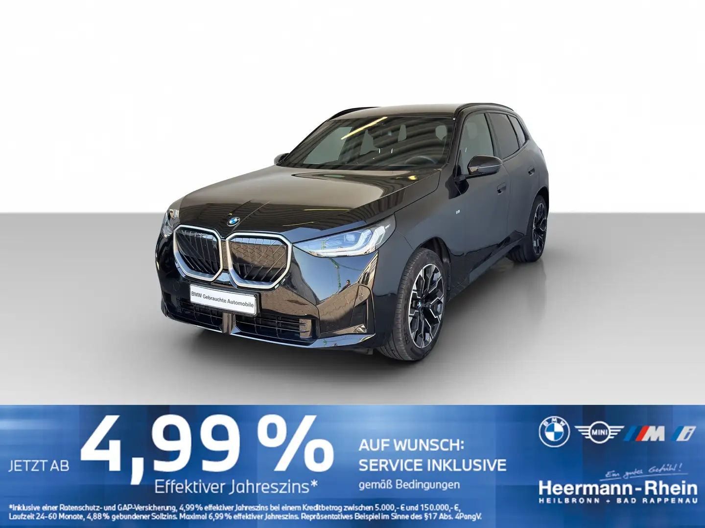 BMW X3 20dA xDrive M Sport LiveCock.GSD.Keyl.SHZ.Par Noir - 2