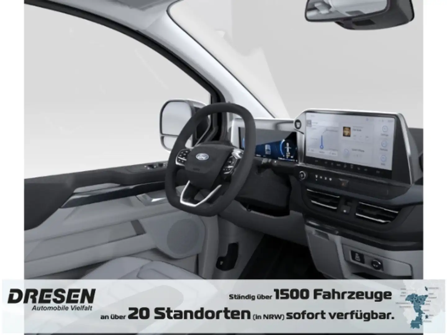 Ford Tourneo Custom PHEV 0,00%Zins L2 Titanium Gewerbe Aktion Grigio - 2