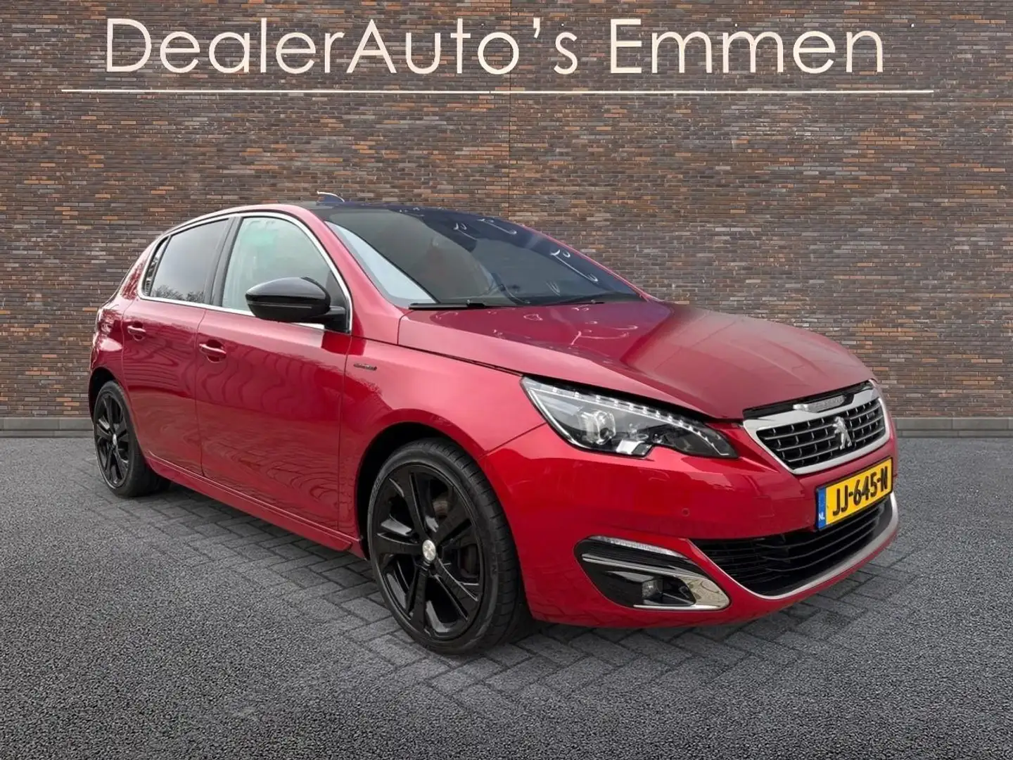 Peugeot 308 1.2 130PK GT LINE EXX LMV PANODAK NAVIGATIE CAMERA Rood - 1