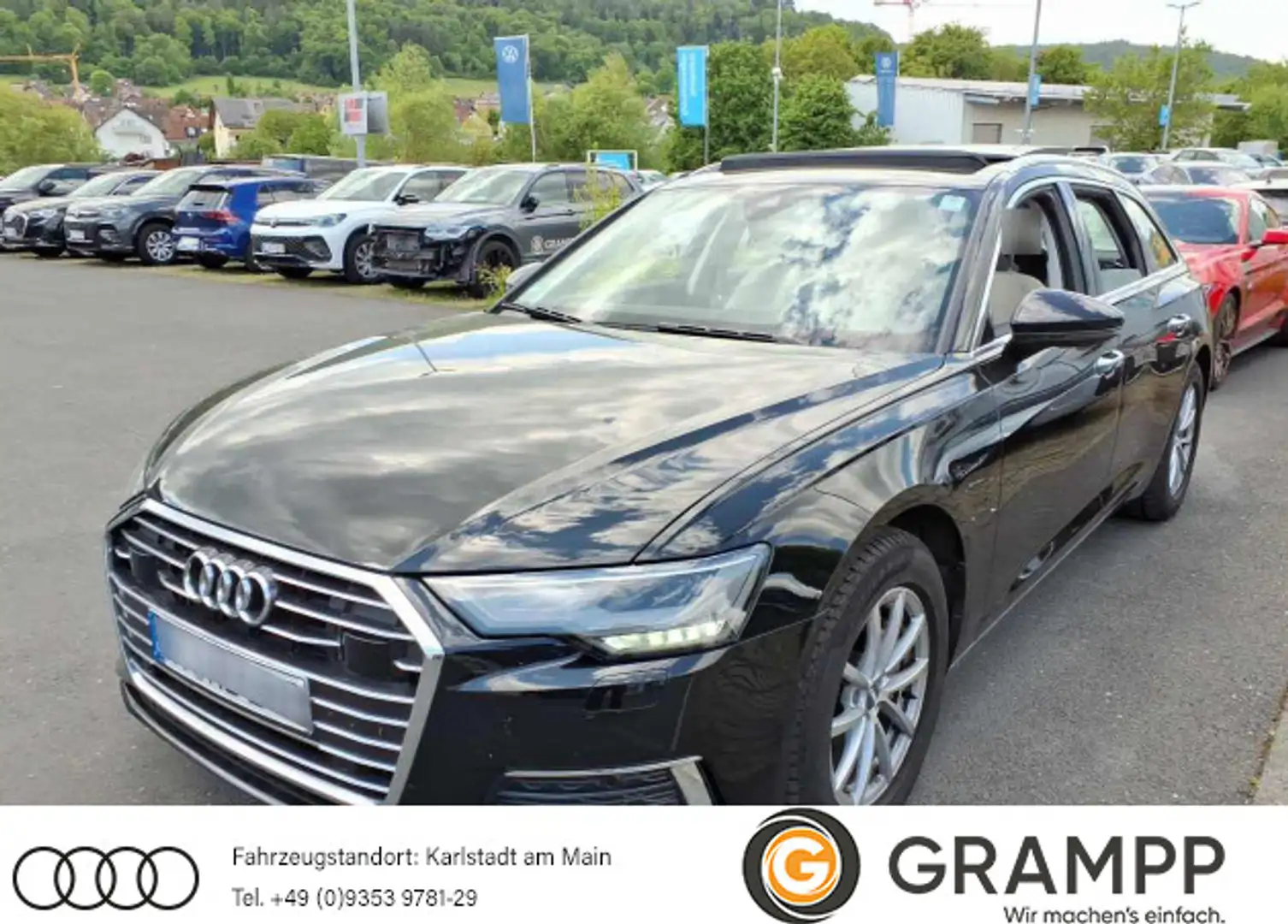 Audi A6 Design 35 TDI S-tronic +AHK+KAMERA+PANO Schwarz - 1