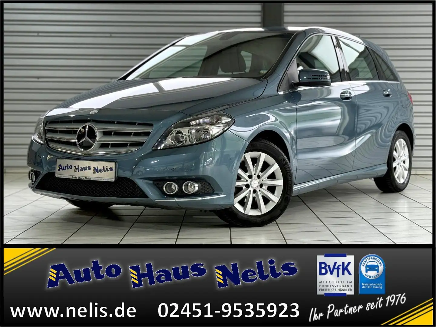 Mercedes-Benz B 180 CDI BE Sports Tourer Autom. AHK Navi BT US Bleu - 1