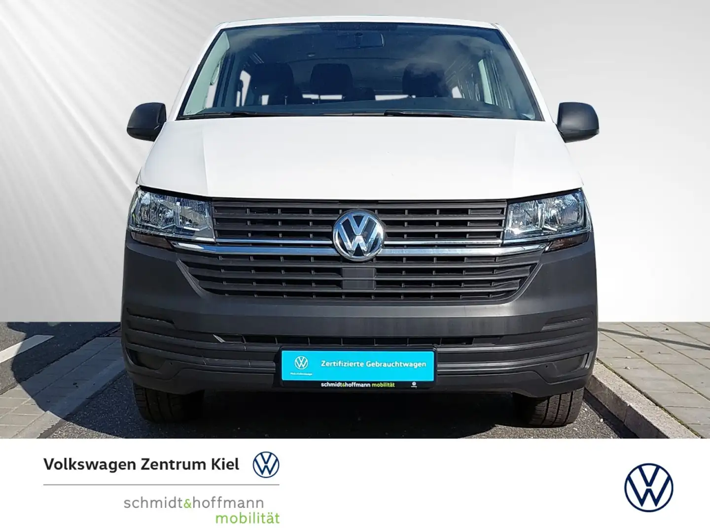 Volkswagen T6.1 Transporter Kombi LR lang 2.0 TDI KLIMA+HHC Klima Fenster el. Blanco - 2