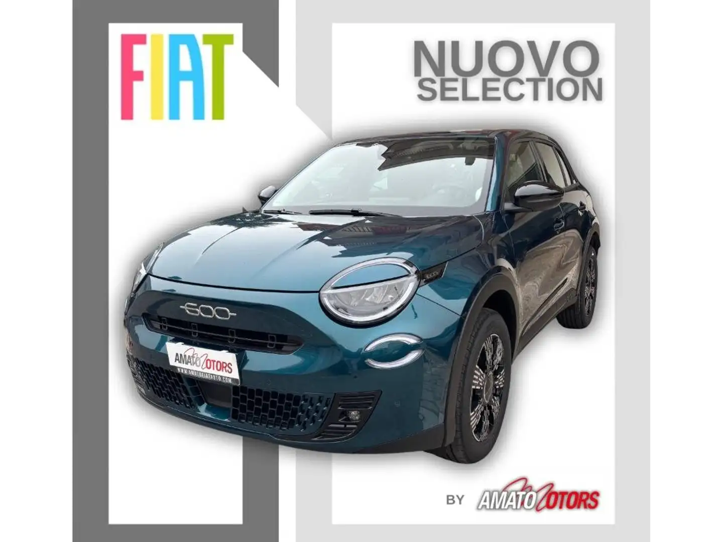 Fiat 600 1.2 hybrid Icon 110cv auto Verde - 1