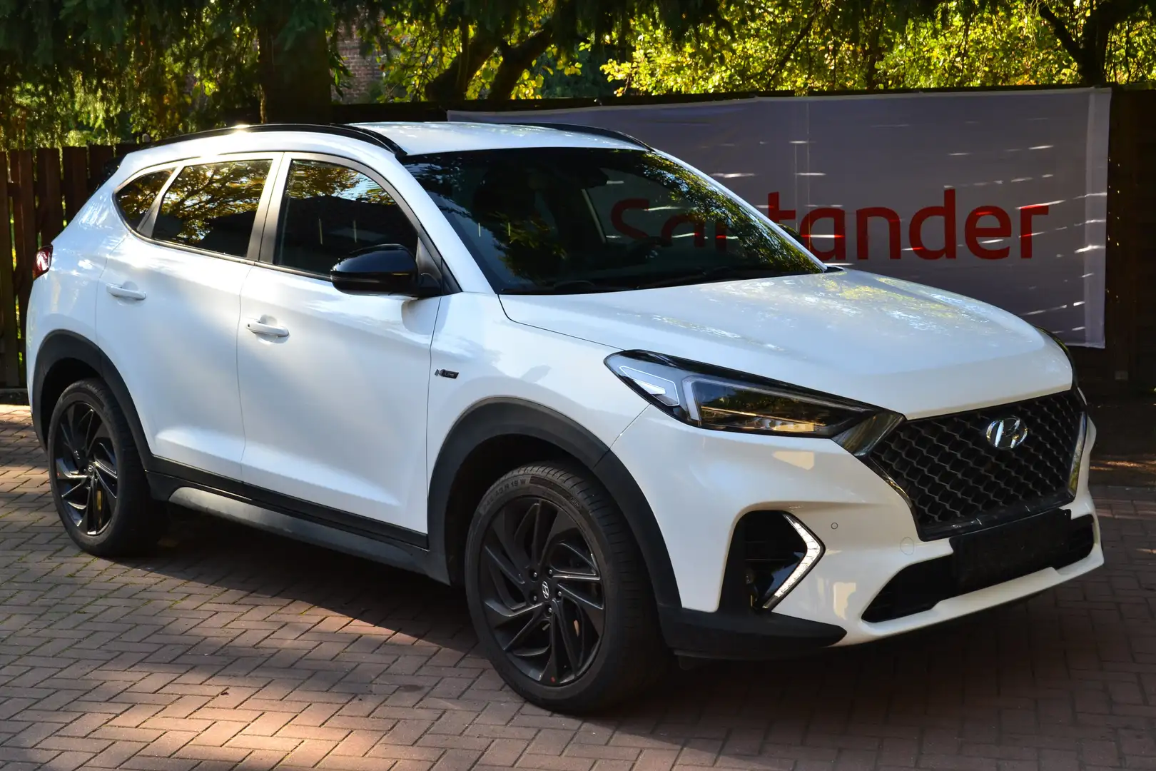 Hyundai TUCSON 1,6 N-Line 4WD/Navi/SHZ/Klimaaut/Temp./1.Besitz Blanco - 1