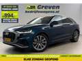 Audi Q8 55 TFSI e Quattro 422PK S-Line | SOH 91% | Virtual Blauw - thumbnail 1