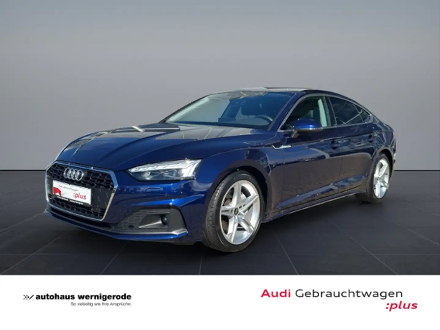 Audi A5 Sportback basis 40TDI S tronic *AHK*StndHzg*Matri Blau - 1