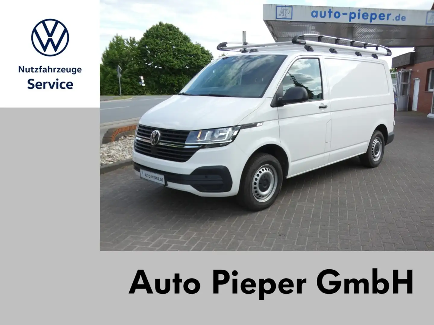 Volkswagen T6.1 Transporter Kasten 4Motion DSG AHK Navi SHZ Klima Klima Navi Weiß - 1