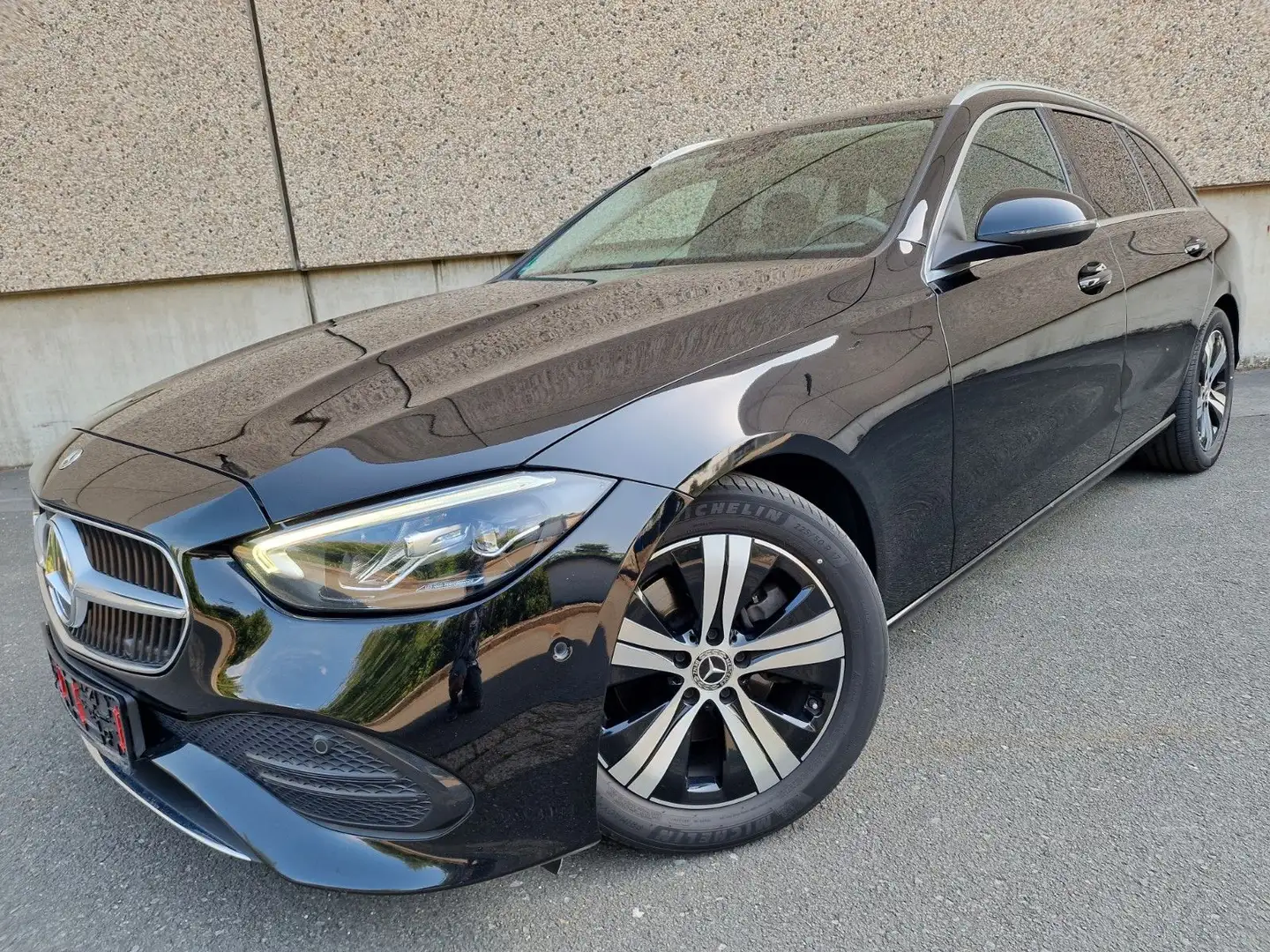 Mercedes-Benz C 200 d T Auto/SPORT/1HD/KAM/LED/NAVI/SPUR/AHK++ Noir - 1